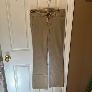 American eagle kick boot khakis